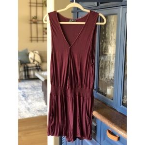 Burgundy Soft Romper